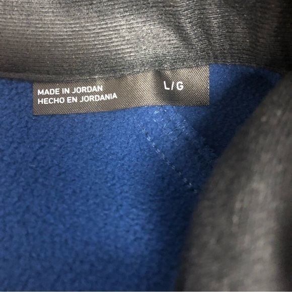 Spyder Men’s Knit Blue Outbound Core 1/4 Zip Pullover Sweatshirt Jacket Mens L - Picture 11 of 12